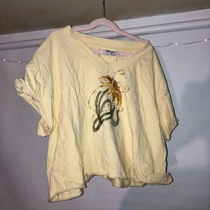Vintage cropped t shirt